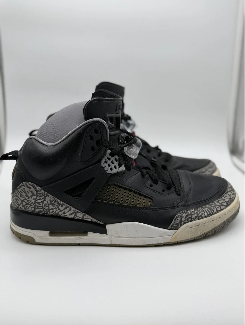 Jordan Spizike OG Black Cement Grey White Size 13